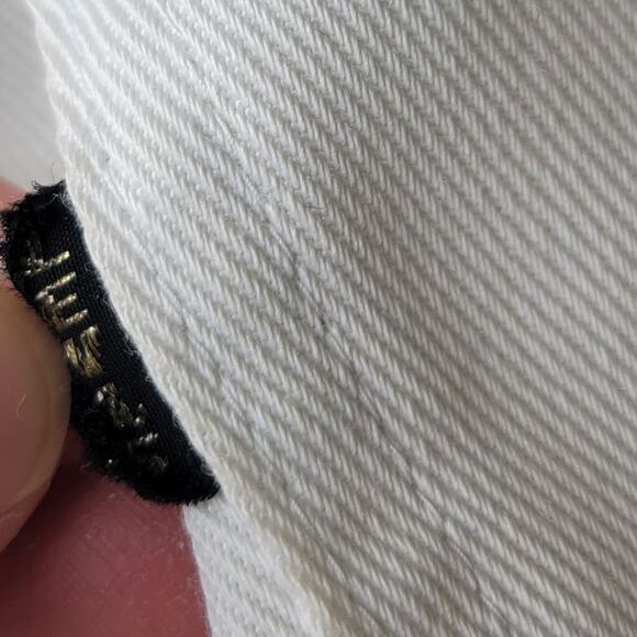 Vintage Levi's Sta Prest Big E White Jeans Slacks 26x28 - Picture 5 of 7